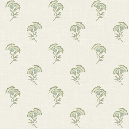 French Country Lotus - Spring Break Seabrook Designs Wallpaper fc60804