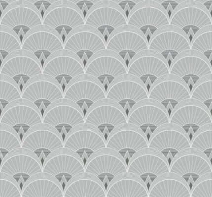 Chrysler Arches - Silver Arches Deco Collins & Company Wallpaper dc60305