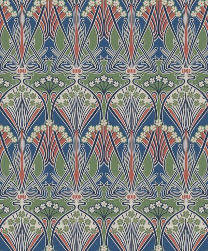 Dragonfly Damask - Mauve and Sage Legacy Prints Seabrook Designs Wallpaper et12412