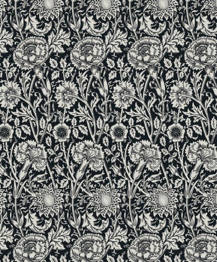 Tonal Floral Trail - Ebony Legacy Prints Seabrook Designs Wallpaper et12500