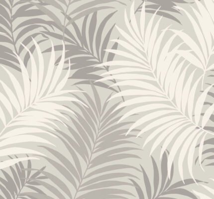 Via Palma - Cove Gray and Winter Fog Luxe Retreat Lillian August Wallpaper ln10108