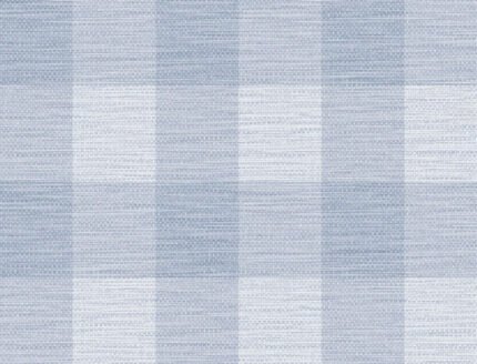 Rugby Gingham - Carolina Blue Luxe Retreat Lillian August Wallpaper ln10812