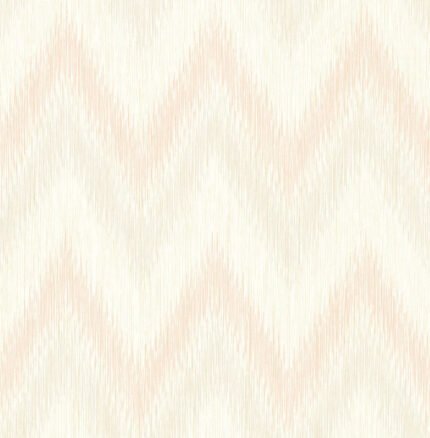 Regent Flamestitch Stringcloth - Soft Melon and Arrowroot Luxe Retreat Lillian August Wallpaper ln11201