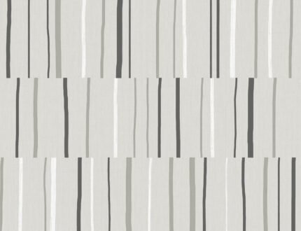 Block Lines - Warm Stone | Grays Plaids, Checks and Stripes Wallpaper for Accent Wall, Powder Room, and Nursery