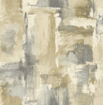 Dry Brush Faux - Golden Dusk Living With Art Seabrook Designs Wallpaper lw51307
