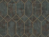 Rust, Forest Green, and Metallic Gold