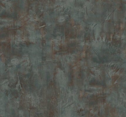 Rustic Stucco Faux - Rust and Forest Green | Browns and Taupes Textures Wallpaper for Half Bath, Office, and Dining Room