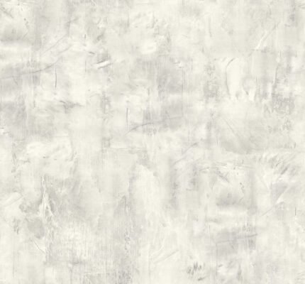 Rustic Stucco Faux - Metallic Silver and Snowstorm | Silvers and Pewters Textures Wallpaper for Bedroom, Dining Room, and Living Room
