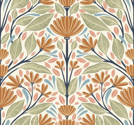 Carmela - Summer Ends Summer House Seabrook Designs Wallpaper sc20606