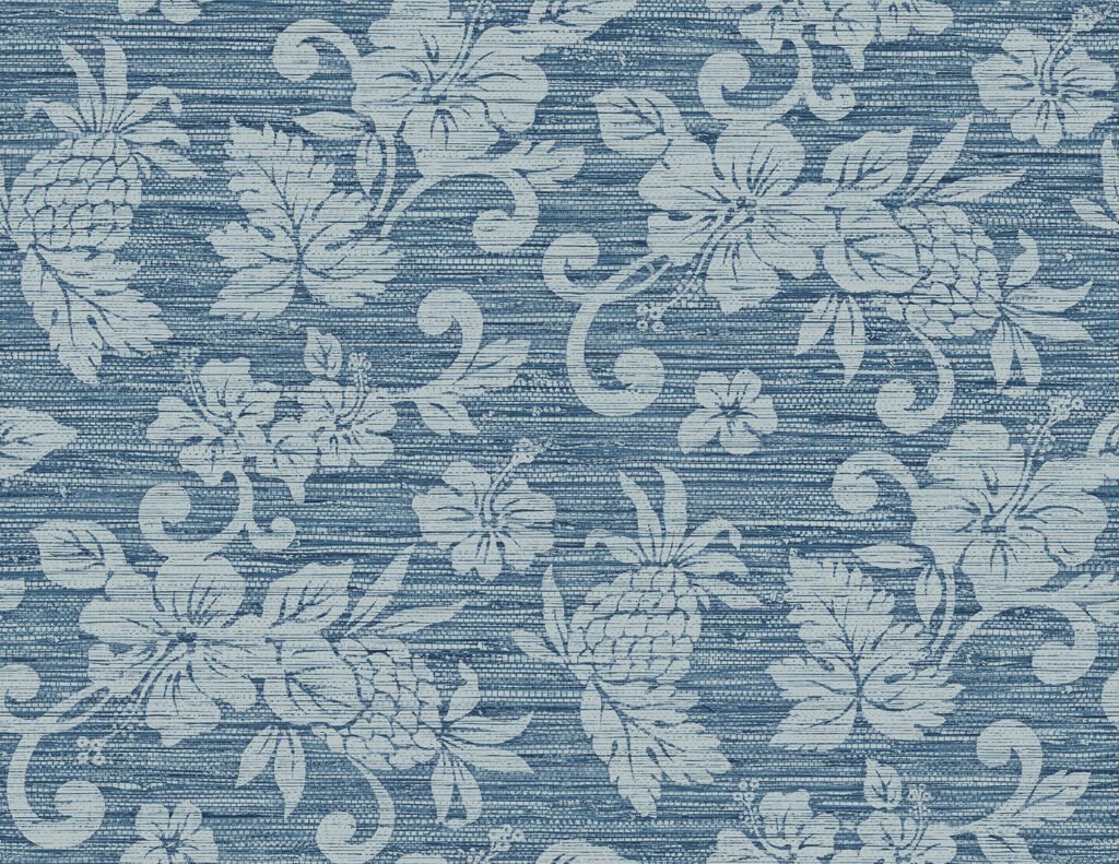 Juno - Bay Blue Summer House Seabrook Designs Wallpaper sc20802
