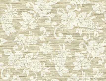 Juno - Saddle Tan Summer House Seabrook Designs Wallpaper sc20805