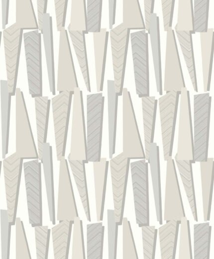 Geometric Shadows - Linen Simple Life Seabrook Designs Wallpaper sl80800