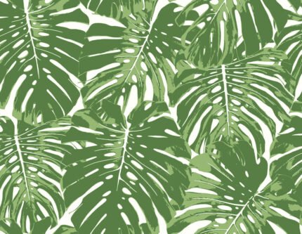 Jamaica - Basil Green and White Tortuga Seabrook Designs Wallpaper ta20004