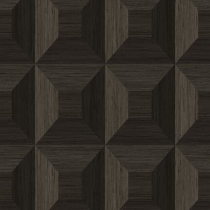 Squared Away 27 - Brown | Browns and Taupes Geometrics Wallpaper for Office, Accent Wall, and Dining Room