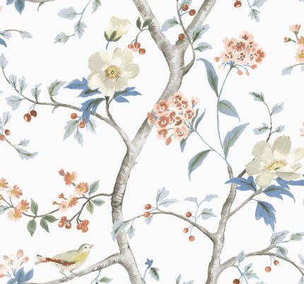 Sparrow Haven - Spicy Coastal Haven Lillian August Wallpaper ln40006
