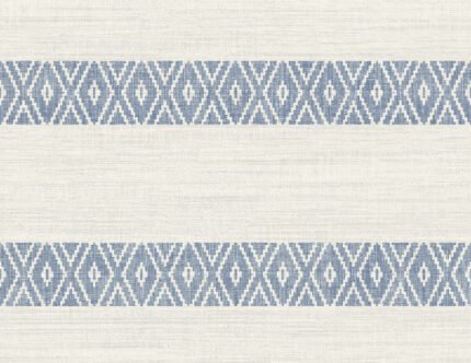 Alani - Asure | Blues Novelty and Pop Culture Wallpaper for Powder Room, Office, and Dining Room