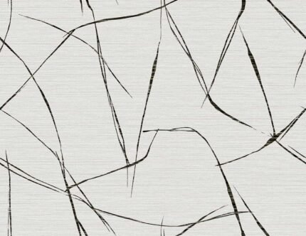 Davenport Sketch - Black Ice Fibers & Threads Seabrook Designs Wallpaper th91900