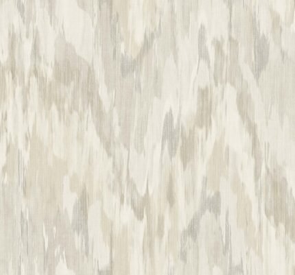 Bowdon Watercolor - Brownrice | Warm Neutrals and Beiges Ikat, Shibori and Watercolor Wallpaper for Office, Bedroom, and Hallway