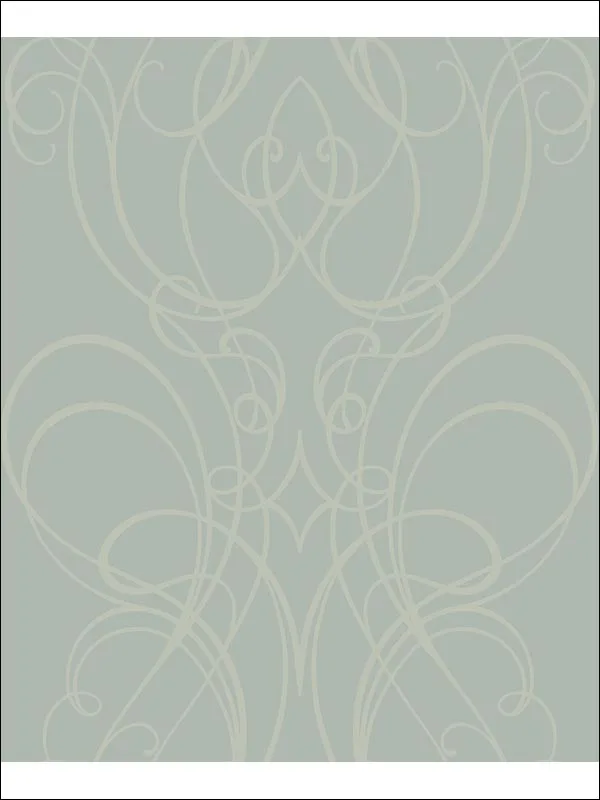 green patterned wallpaper for bedroom by Carl Robinson