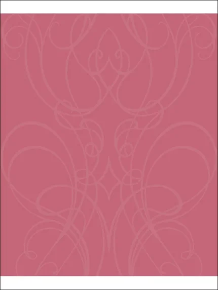 pink patterned wallpaper for bedroom by Carl Robinson