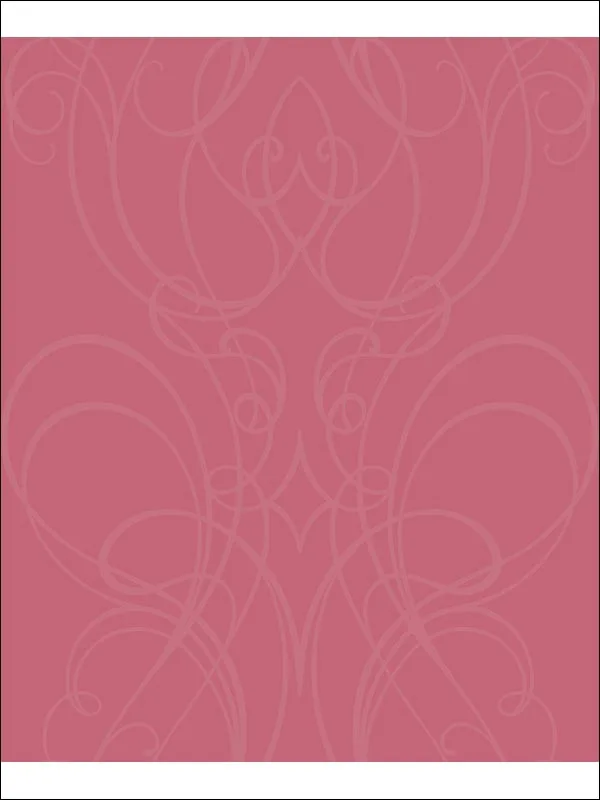 pink patterned wallpaper for bedroom by Carl Robinson