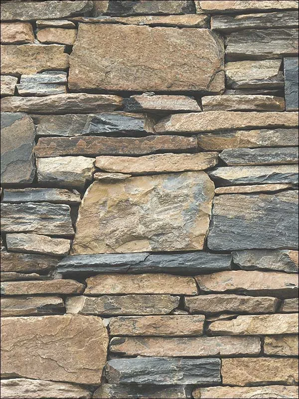 Layered Stone Wallpaper for Living Rooms or Entryways | Pelican Prints - Shop Safe in Houston Wallpapering 50302 patterned wallpaper for bedroom by Pelican Prints