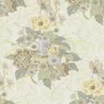 Dynasty - Metallic Pearl | Pearls Asian and Chinoiseries Wallpaper for Dining Room, Accent Wall, and Office