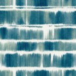 Tie-dye Shibori - Aquatic Life | Aquas and Teals Ikat, Shibori and Watercolor Wallpaper for Nursery, Accent Wall, and Half Bath
