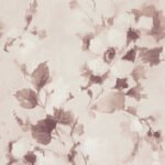 Shibori Floral - Chaise Mauve | Pinks Ikat, Shibori and Watercolor Wallpaper for Entryway, Powder Room, and Half Bath