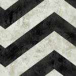Hubble Chevron - Metallic Ebony and Ivory | Blacks Geometrics Wallpaper for Office, Accent Wall, and Kitchen