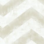 Hubble Chevron - White | Whites and Off Whites Geometrics Wallpaper for Office, Accent Wall, and Kitchen