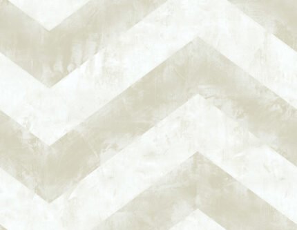 Hubble Chevron - White | Whites and Off Whites Geometrics Wallpaper for Office, Accent Wall, and Kitchen