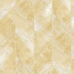 Hubble Texture - Metallic Gold Striped | Golds Geometrics Wallpaper for Office, Accent Wall, and Dining Room
