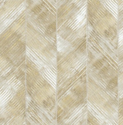Hubble Texture - Metallic Pearl and Taupe | Warm Neutrals and Beiges Geometrics Wallpaper for Office, Accent Wall, and Half Bath