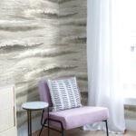 Moseley Waves - Grey | Grays Abstracts Wallpaper for Office, Hallway, and Powder Room