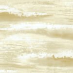 Moseley Waves - Metallic Gold and Off-White | Golds Abstracts Wallpaper for Dining Room, Office, and Half Bath