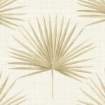 Richmond - Ivoire | Warm Neutrals and Beiges Trees and Leaves Wallpaper for Half Bath, Accent Wall, and Office