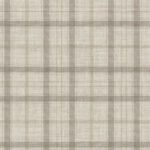 Ralph - Pacific Fog | Warm Neutrals and Beiges Plaids, Checks and Stripes Wallpaper for Accent Wall, Kitchen, and Powder Room