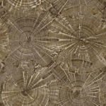 Opal - Coffee and Gold | Browns and Taupes Abstracts Wallpaper for Nursery, Dining Room, and Powder Room