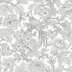 Beaufort | Grays Florals, Botanicals and Tropicals Wallpaper for Dining Room, Entryway, and Hallway