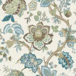 French Country Bernadette - Verde | Multicolors Jacobean and Tapestry Wallpaper for Accent Wall, Living Room, and Dining Room