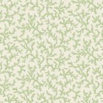 French Country Corail - Corn Stalk | Greens Trees and Leaves Wallpaper for Nursery, Kitchen, and Hallway