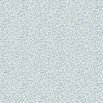 French Country Cossette - Blue Heather | Blues Trees and Leaves Wallpaper for Bedroom, Living Room, and Hallway