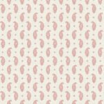 French Country Maia - Sweet Sixteen | Pinks Paisleys Wallpaper for Hallway, Living Room, and Entryway