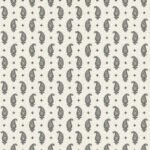 French Country Maia Linen - Temptation | Blacks Paisleys Wallpaper for Bedroom, Dining Room, and Accent Wall