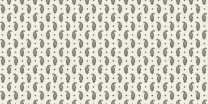 French Country Maia Linen - Temptation | Blacks Paisleys Wallpaper for Bedroom, Dining Room, and Accent Wall