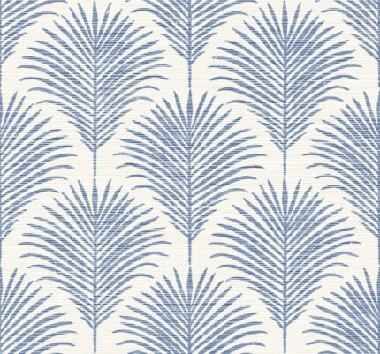 Marco Allover - Fresh Start | Blues Trees and Leaves Wallpaper for Living Room, Hallway, and Nursery