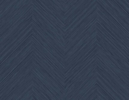 Abilene - Navy Ripple | Navys Geometrics Wallpaper for Office, Accent Wall, and Powder Room