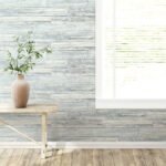 Atchison - Weathered Driftwood | Cool Neutrals Farmhouse Wallpaper for Office, Nursery, and Entryway