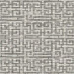 Wamego - Steelwork | Grays Geometrics Wallpaper for Office, Accent Wall, and Half Bath